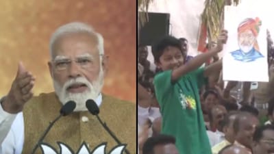 PM Modi promised that he would respond to the child personally. (Image: ANI)