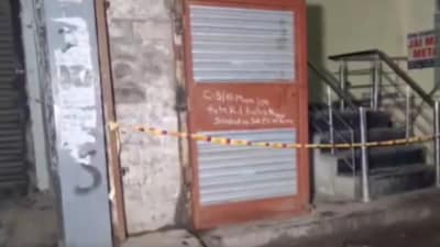 Visuals from the area where a firing incident took place at 11.28 pm on Friday. (Image: ANI)