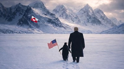 The post has gone viral on social media. (Image: X/@WhiteHouse)