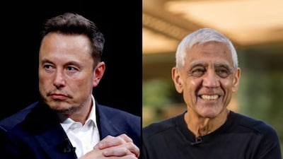 Elon Musk hits back at billionaire investor Vinod Khosla (R). (Image: Reuters)