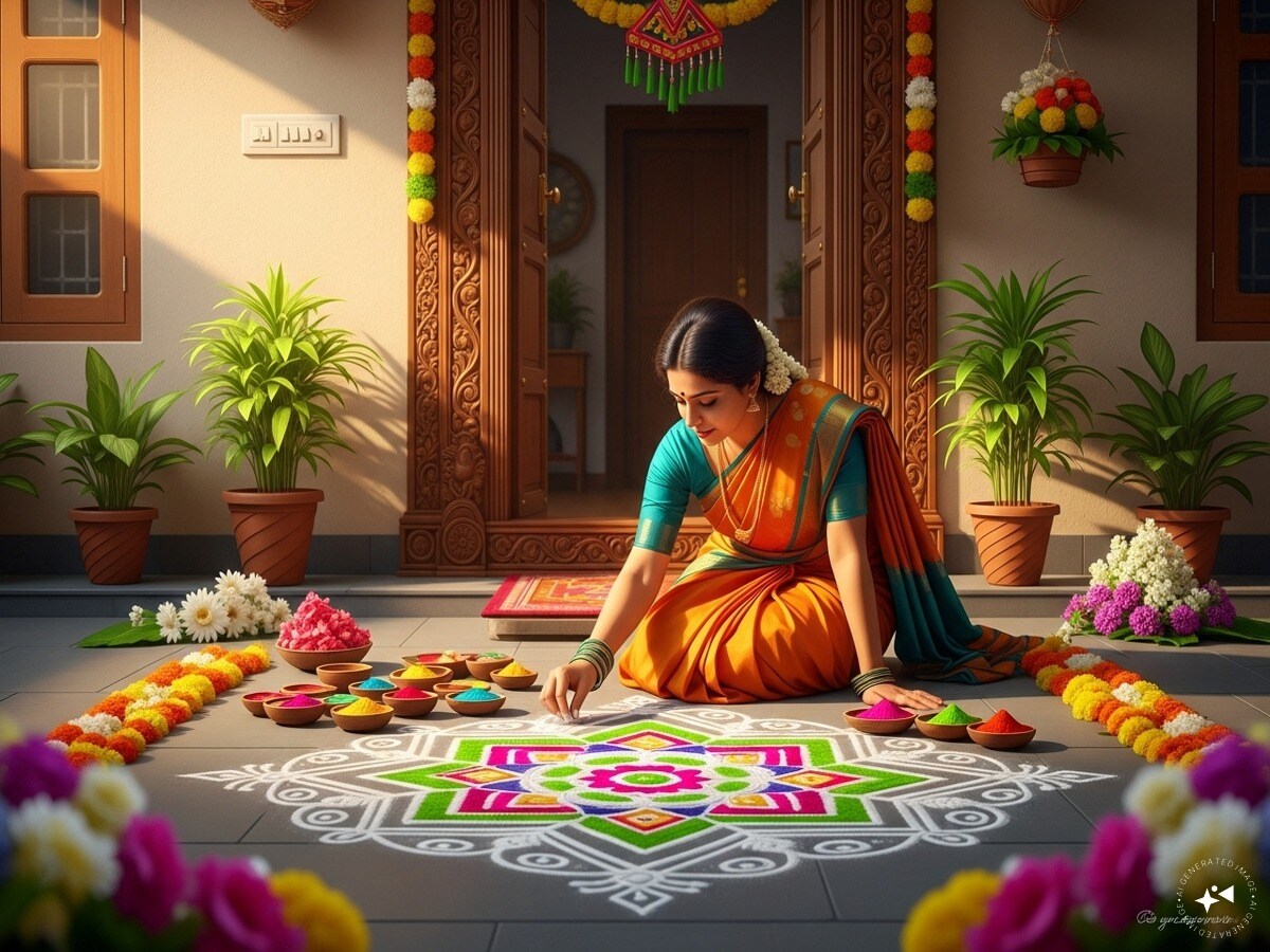 Why Drawing Big Muggus For Sankranti Is Not Just Tradition But A Brain ...