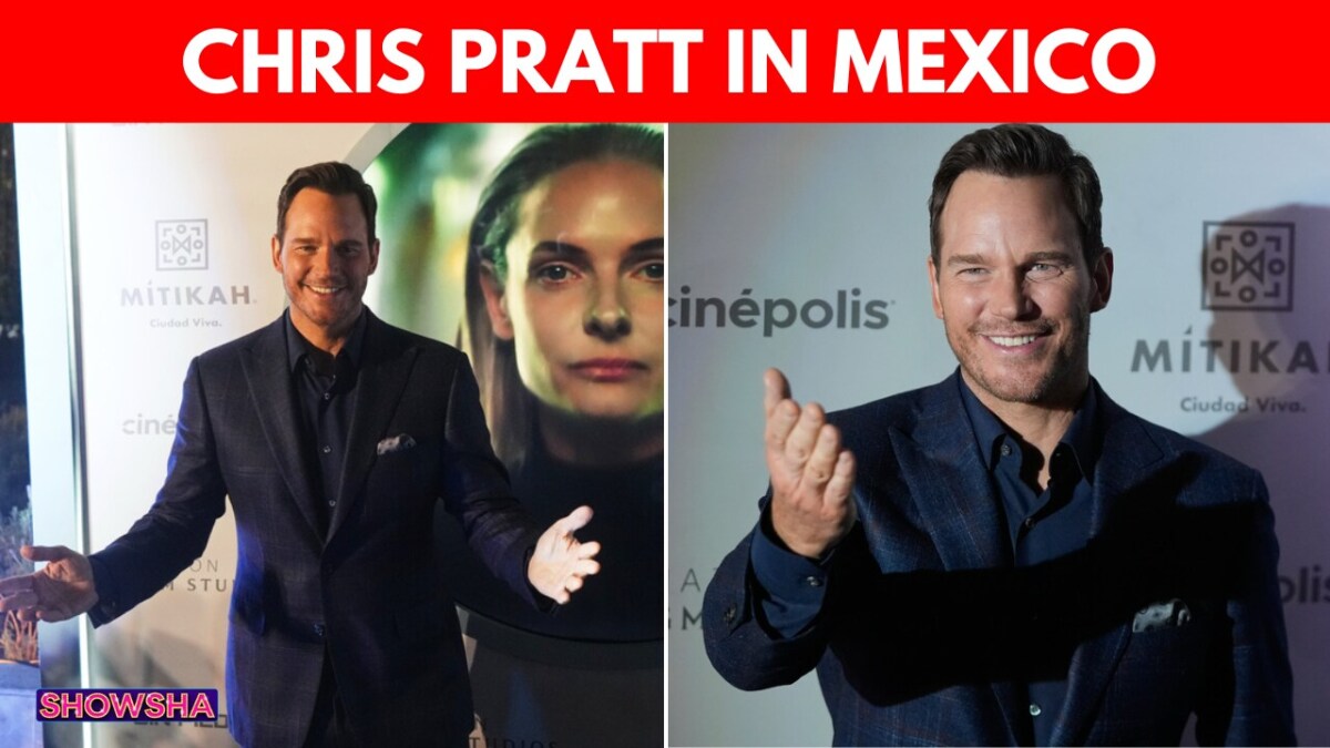 Chris Pratt Greets Excited Fans During The Red Carpet For Thriller ‘Mercy’ At Mexico City | N18G