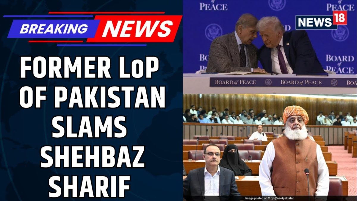 Pakistan News | Fazlur Rehman Warns Against Appeasing Trump, Blasts Shehbaz Sharif | News18