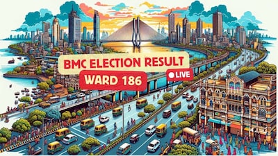 Ward No. 186 (G/North) in the 2026 BMC election. (Image: News18 Elections)