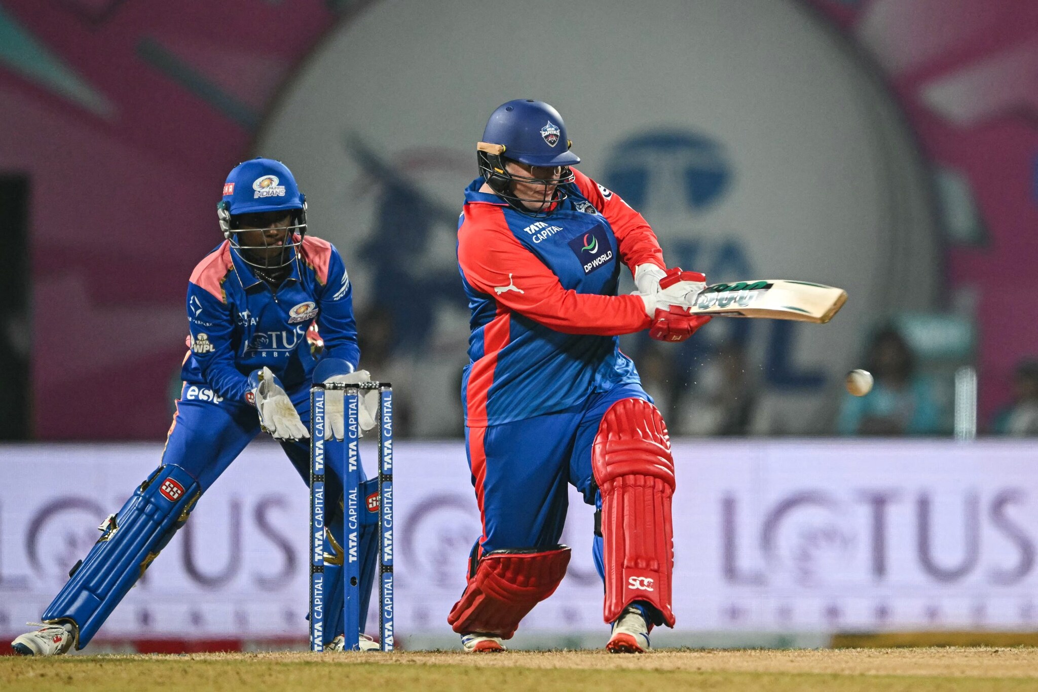 Colapso do Powerplay: DC foi reduzido para 33/3 e depois 46/5 no sétimo final, um buraco do qual nunca escapou. (AFP)