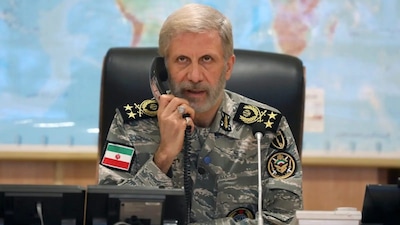 Major Gen Amir Hatami warns of preemptive action amid Iran protests, economic crisis, and Trump’s remarks.  (Pic: Times of Israel)