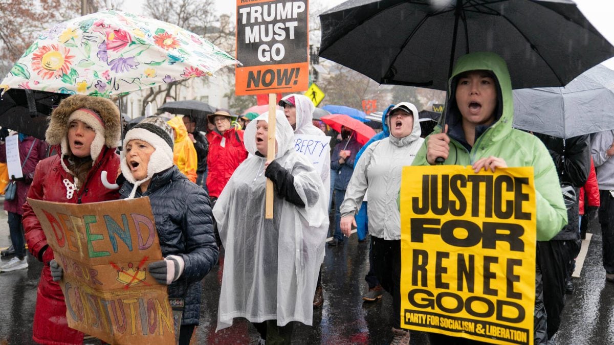 ‘Get ICE Off Our Streets’: Thousands Protest In Minneapolis After Woman Killed By ICE Agent