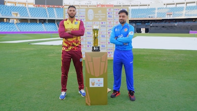Afghanistan Vs West Indies Live Score, 1st T20I: Check the latest updates from the Dubai International Cricket Stadium. (ACB/X)