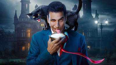 Akshay Kumar in a poster from Priyadarshan’s upcoming horror comedy Bhooth Bangla.