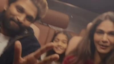 Allu Arjun Celebrates Happy New Year With Wife And Kids, Video Goes Viral | Watch