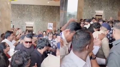 Amitabh Bachchan Gets Mobbed By Fans At Surat Airport, Video Goes Viral | Watch