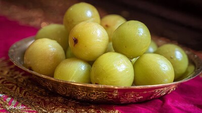 Amla (Indian Gooseberry): Amla is one of the most celebrated berries in India, prized for its exceptionally high vitamin C content. Small, green, and tart, it has been used for centuries in Ayurveda to boost immunity, improve digestion, and enhance skin health. Amla is often consumed raw, pickled, or as part of herbal tonics like chyawanprash. Its antioxidant properties make it a powerful fruit for detoxification and overall wellness, earning it the title of a “superberry.” (Image: Canva)