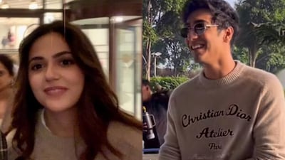 Aneet Padda has reignited dating rumours with Ahaan Panday after she was spotted wearing a ₹67,000 Dior sweater previously seen on him. The video has gone viral.