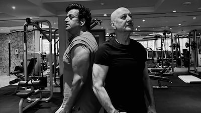 Anupam Kher flaunts toned muscles at 70 with Ravi Kishan in gym photo. (Photo: X)