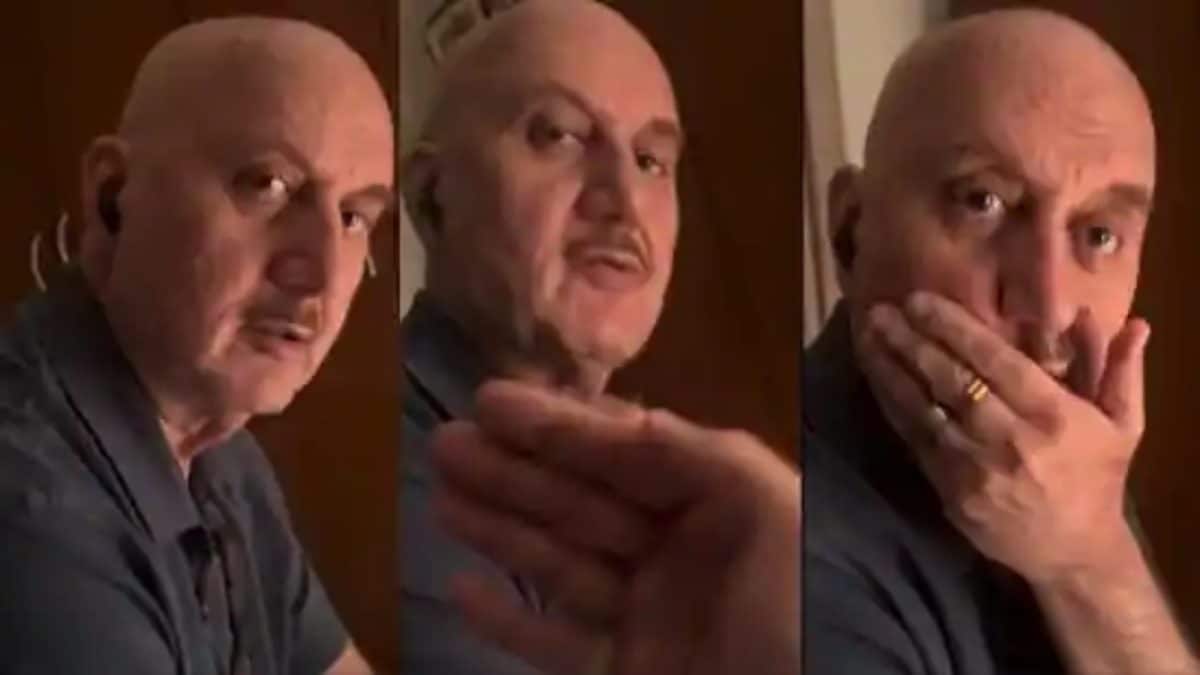 Anupam Kher Reacts to Son's Playful Hits