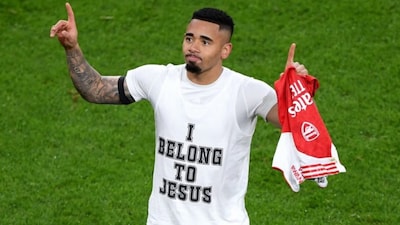 Arsenal's Gabriel Jesus (X)