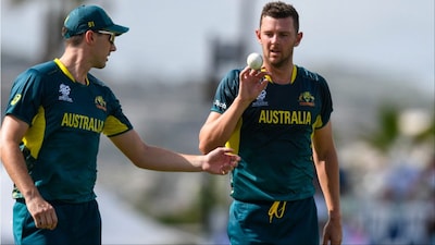 Pat Cummins and Josh Hazlewood included in Australia's T20 World Cup 2026 squad. (Picture Credit: AFP)