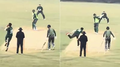 Babar Azam facing Shaheen Afridi in practice match