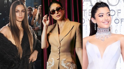 Alia Bhatt, Kareena Kapoor Khan and Rashmika Mandanna rock the barrel jean leg trend.