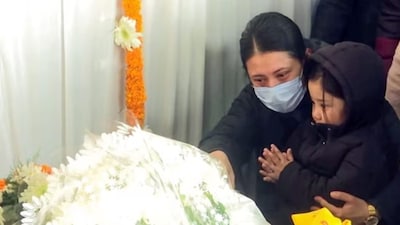 Prashant Tamang’s Wife, 3-Year-Old Daughter Bid Tearful Goodbye To Singer