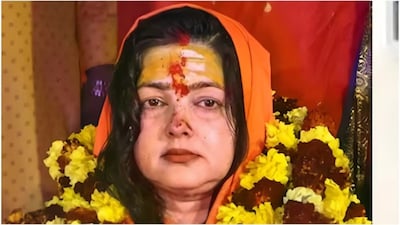 Mamta Kulkarni resigns as Kinnar Akhada's Maha Mandleshwar.