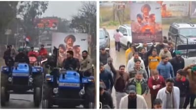Fans Arrive On Tractors To Watch Sunny Deol’s Border 2