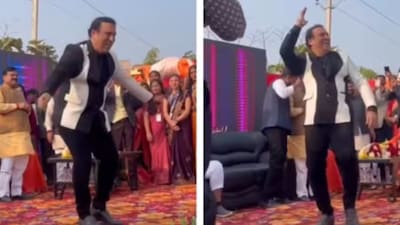 Govinda Turns Performer At Pratapgarh School Events, Videos Go Viral