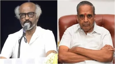 Rajinikanth Gets Emotional At AVM Saravanan Tribute