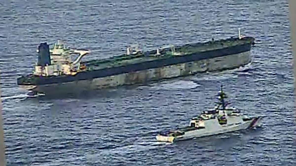 Indian Nationals Freed From Russia-Flagged Tanker Seized By US Forces In North Atlantic
