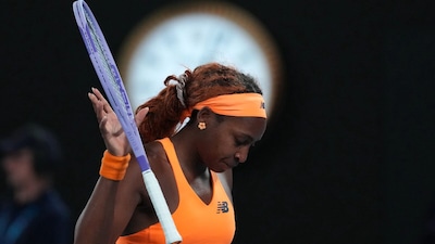 Coco Gauff at the 2026 Australian Open (AP)
