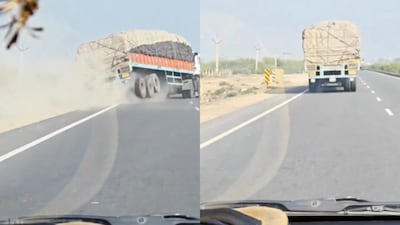 The accident took place near Dingai village in Pali district.  (Photo Credits:  X)