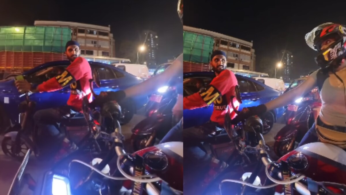 Mumbai Woman Biker Harassed by Man