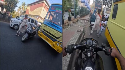 The two kids were screaming at the bus driver. (Photo Credits: X)