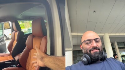 The man gave an inside glimpse of an Innova car. (Photo Credit: Instagarm)