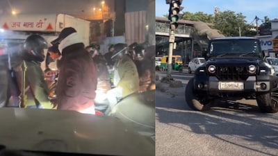 The traffic jam lasted for over an hour or two. (Photo Credit: X)