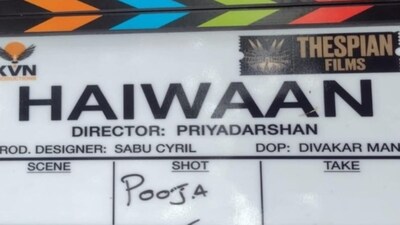 Director Priyadarshan’s upcoming film Haiwaan has a casting backstory