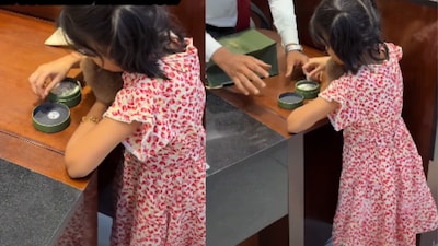 The kid innocently handed all her savings at the jewellery store. (Photo Credit: Instagram)
