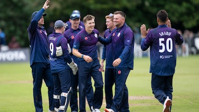 Scotland cricket team.(@CricketScotland/X)