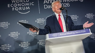 Remarks come after Trump met NATO chief Mark Rutte on the sidelines of the Davos forum. (IMAGE: AFP)