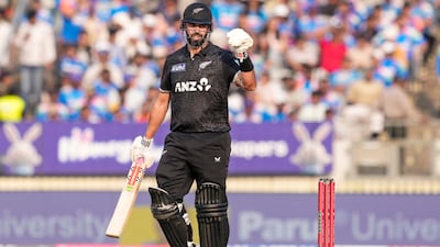 New Zealand's Daryl Mitchell smashed 84 against India in 1st ODI (PTI)