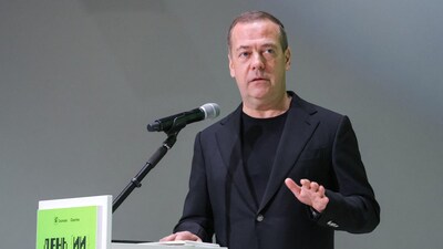 Russia’s Security Council deputy chairman and former president Dmitry Medvedev. (AFP file photo)