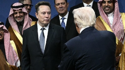 Musk’s warning about a ‘radical left’ came as reports said he is backing GOP candidates ahead of the 2026 midterms, marking a shift after his feud with Trump. (IMAGE: AFP FILE)