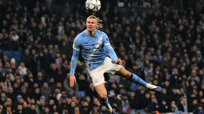 Erling Haaland in action [AFP Photos]