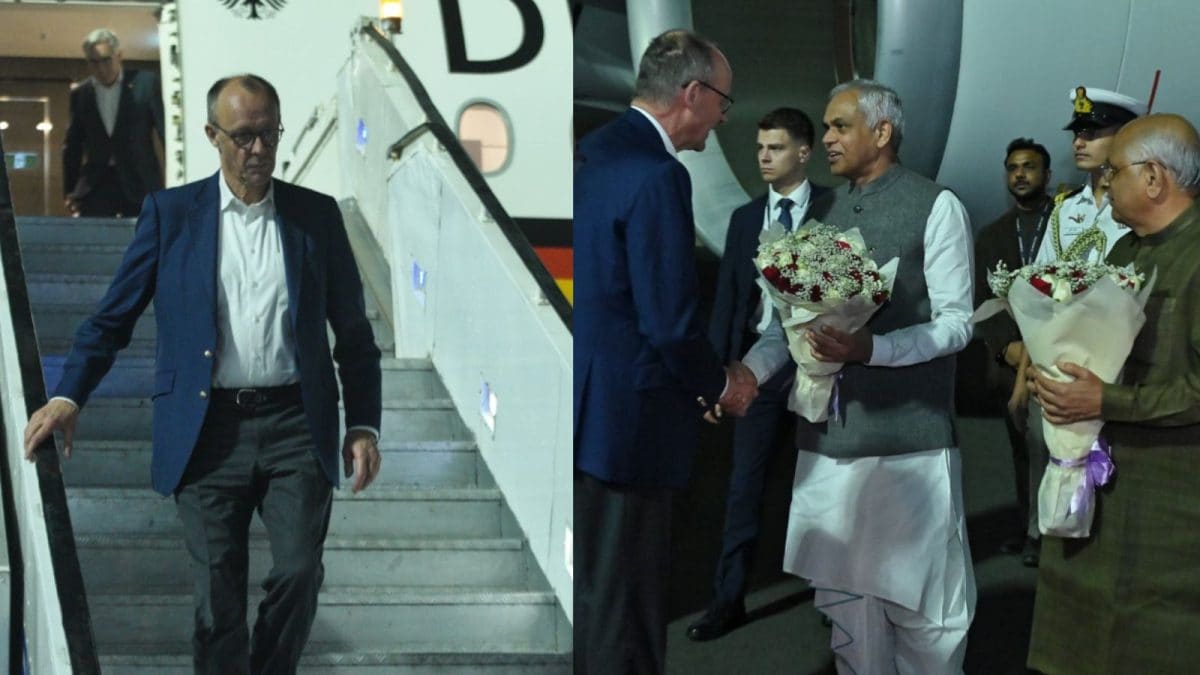 German Chancellor Friedrich Merz Arrives In Ahmedabad, To Hold Talks With PM Modi Today