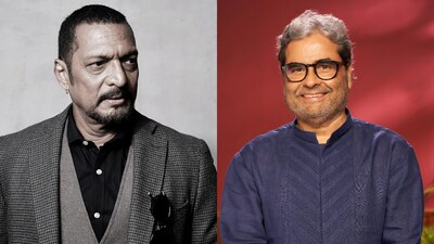 Vishal Bhardwaj reacts to Nana Patekar leaving the O Romeo trailer event.