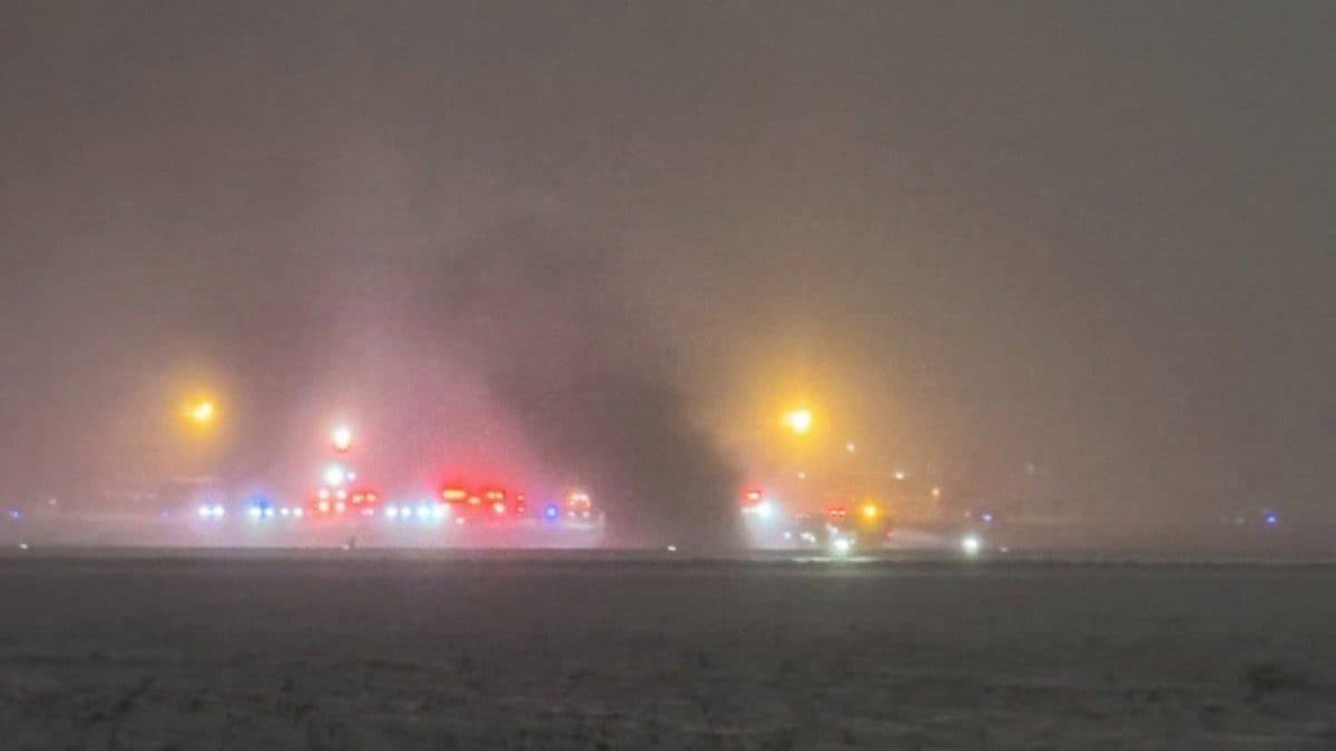 US: Private Jet Carrying 8 People Crashes At Bangor International Airport In Maine