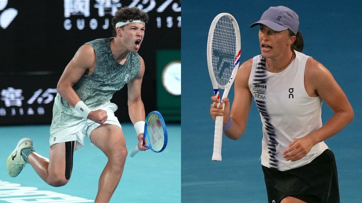 AO26: Shelton Surges To Set Up Sinner Showdown; Swiatek Swats Inglis To Reach Final Eight