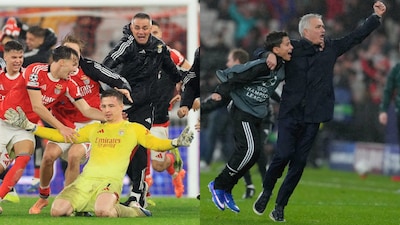 Benfica scripted a night for the ages, upsetting Real Madrid 4-2 in the Champions League (AFP, AP)