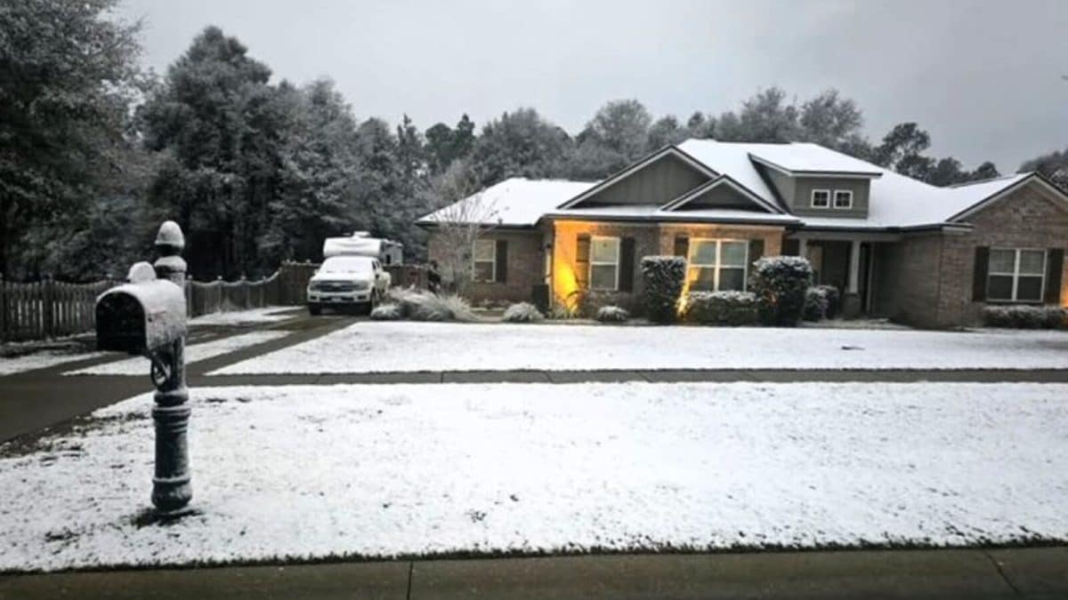 Snow In The Sunshine State: Florida City Sees Rare Snowfall For Second Year In A Row