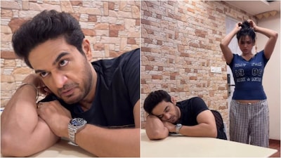 Gaurav Khanna's reel with wife Akanksha Chamola has left fans in splits